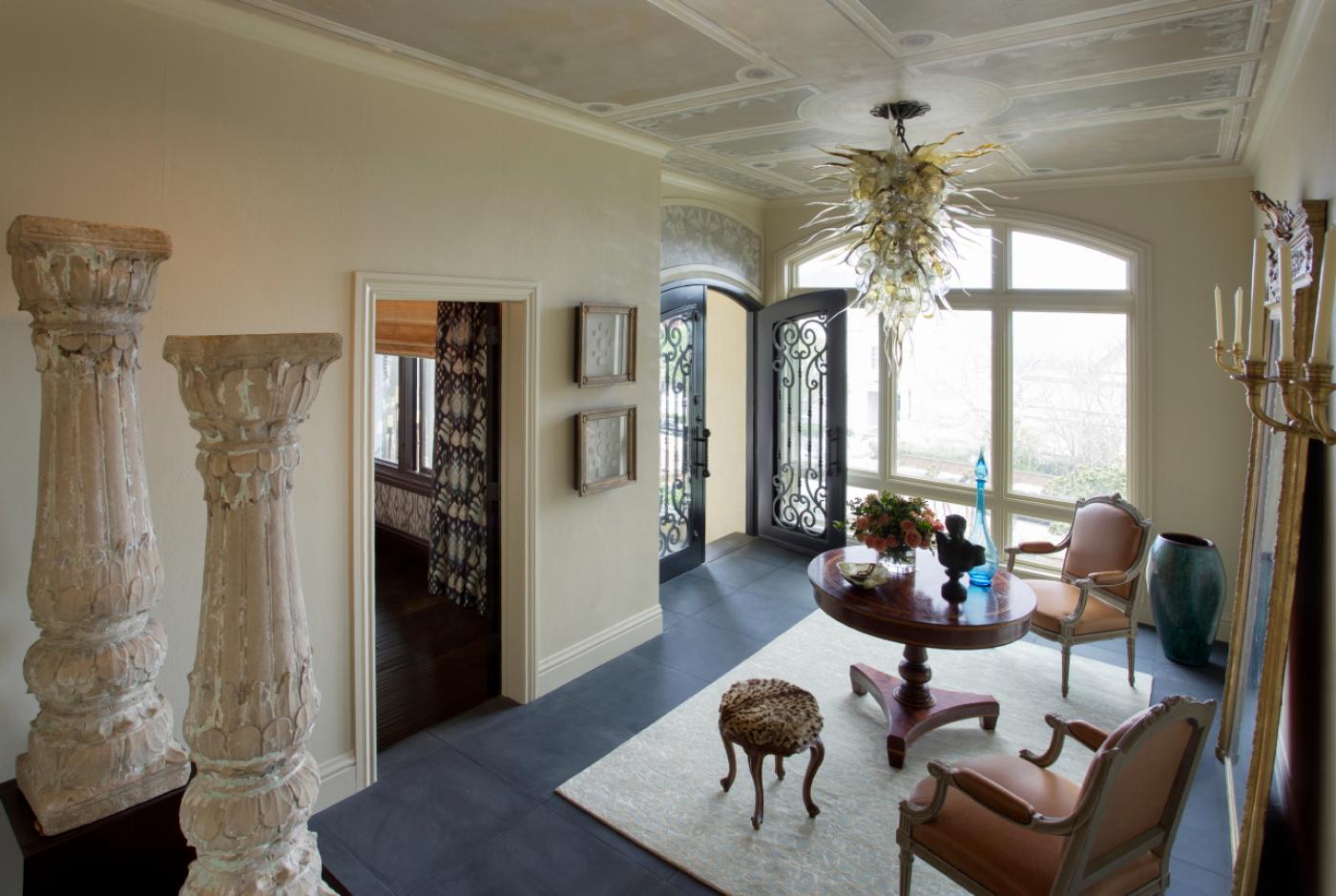 View of Eclectic Penthouse Phase 2 by Favreau Design